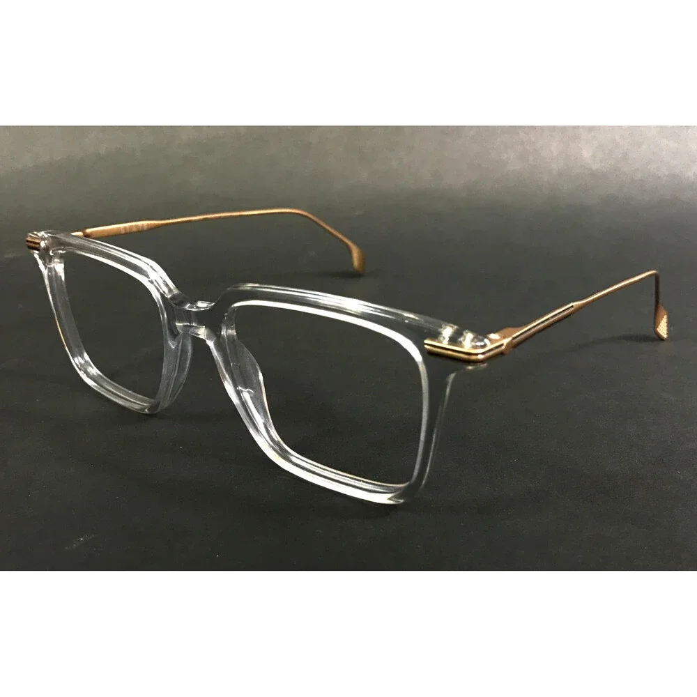 State Eyeglasses Frames AOMORI SHADOW MATTE GOLD Square Full Rim 50-19-145